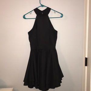 Lulus black high neck dress